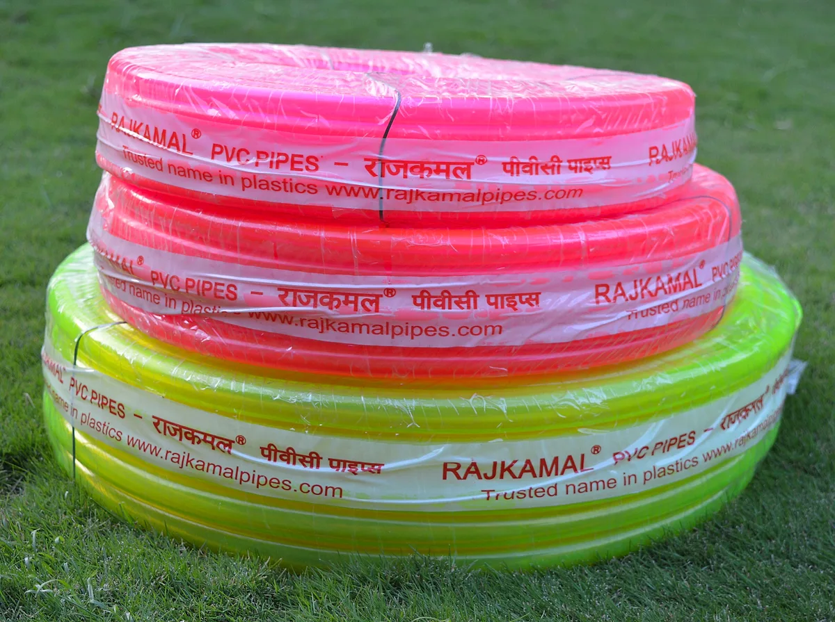 Colour transparent Rajkamal garden pipe coils