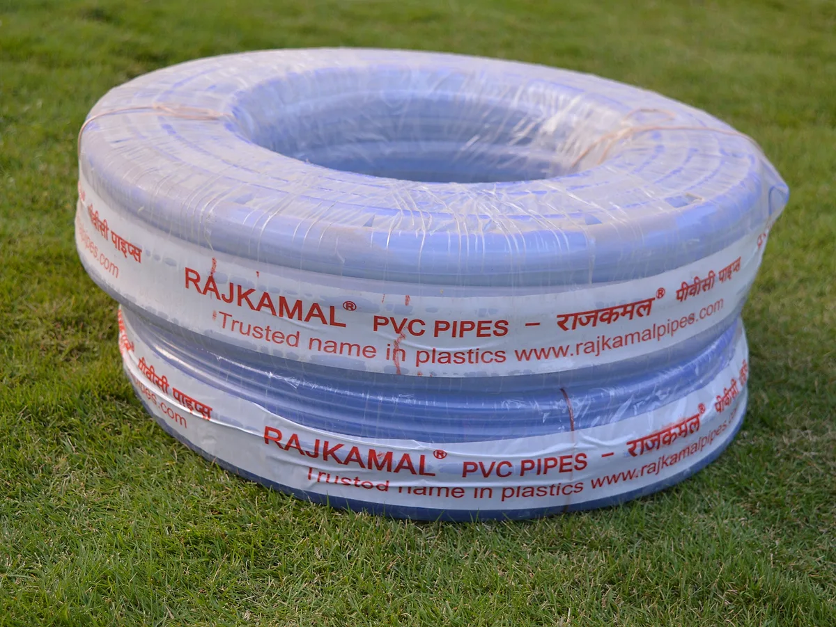 White transparent Rajkamal garden pipe coils